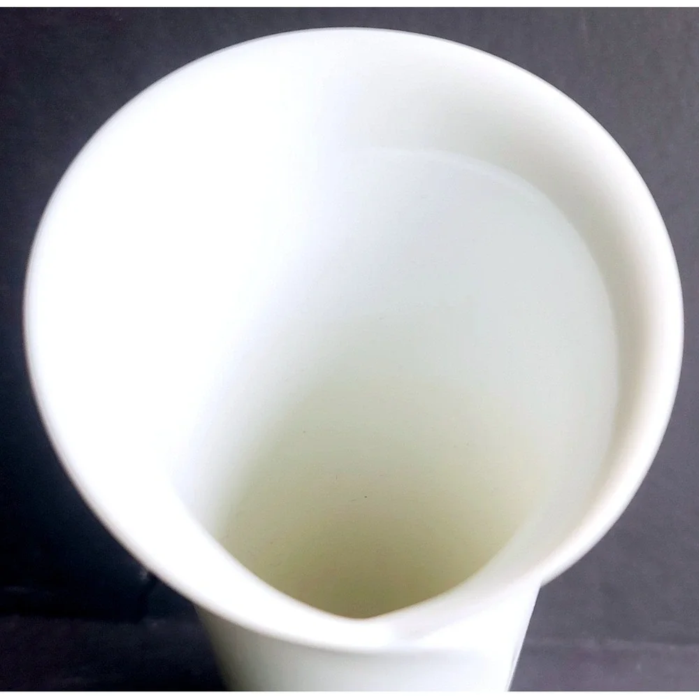 Rosenthal Studio-Linie White Porcelain Wrap Bud Vase Germany 6.5